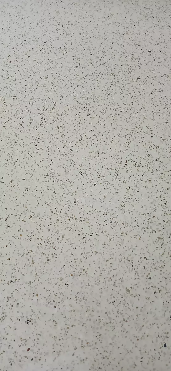 Speckled terrazzo surface texture